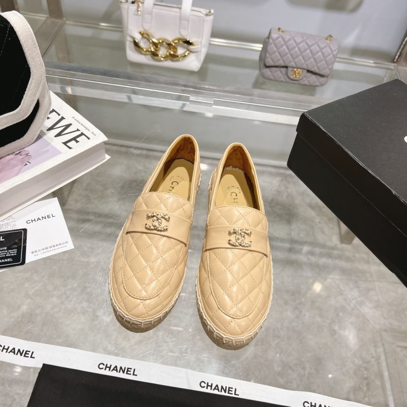 Ch*el leather shoes